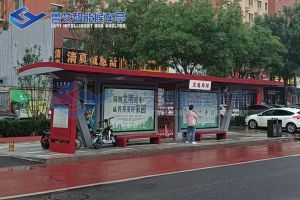 湖北襄陽公交候車亭