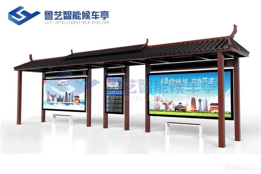 仿古公交候車亭，它們到底適合哪些城市